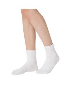 LS034 - Ladys Ribbed Room Socks