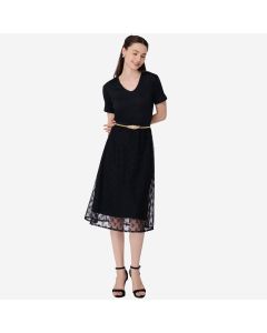 OC087 Lace Midi Skirt